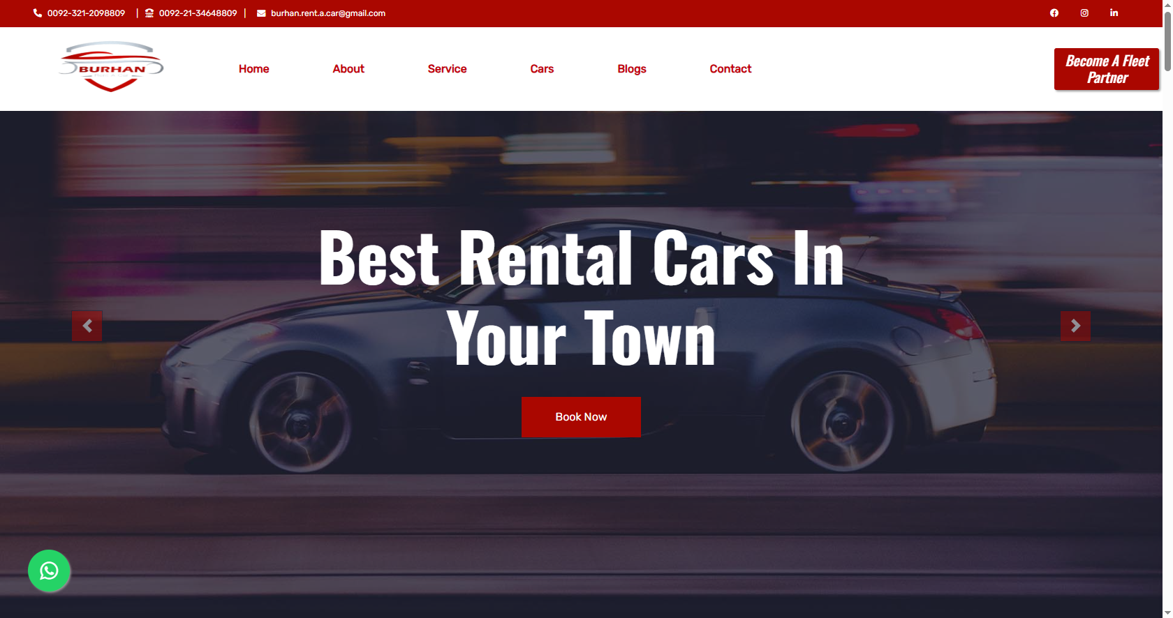 Burhan Rent A Car Header 1